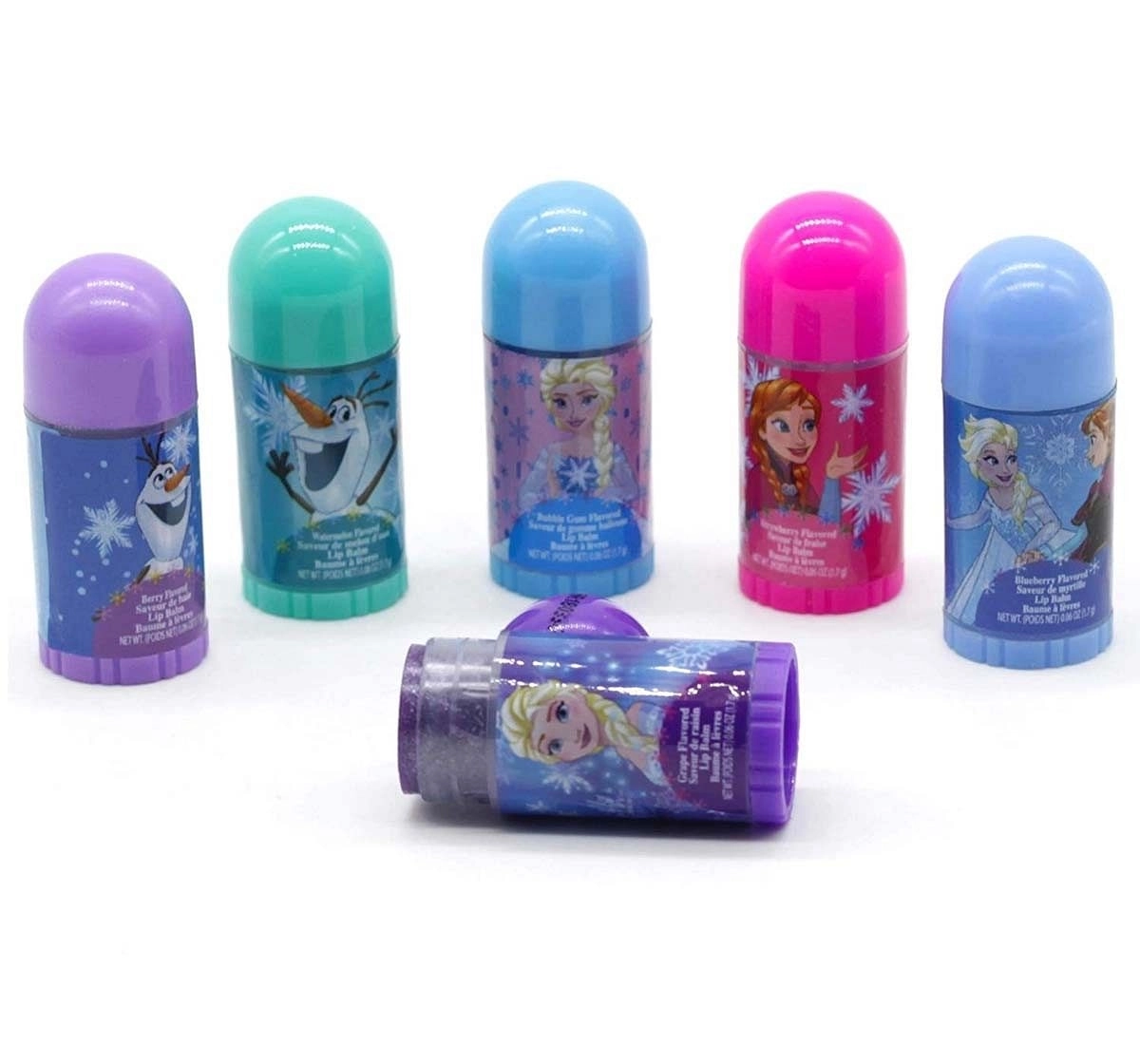 Disney Frozen Townley Girl Lip Balm Kit - 6 Lip Balms DIY Art & Craft Kits for Kids age 3Y+ 