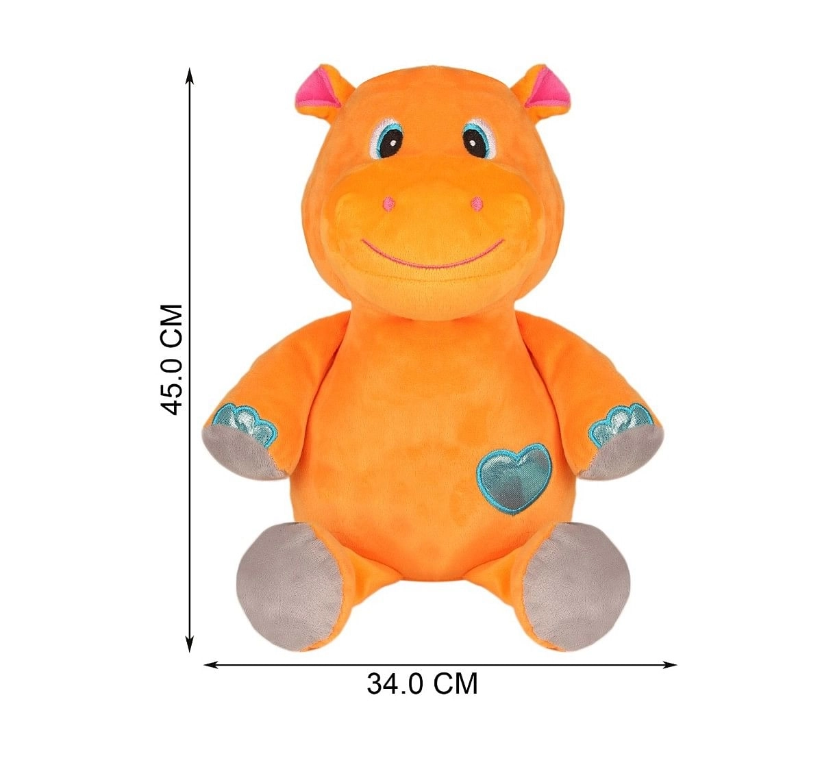 Sophie Hippo Soft Toy,32 Cms Quirky Soft Toys for Kids age 0M+ - 32 Cm 