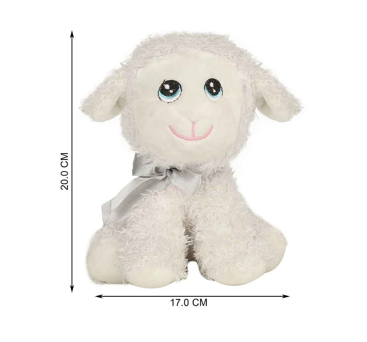 Sophie Cuddles Sheep Soft Toy, 18Cms Quirky Soft Toys for Kids age 12M+ - 18 Cm (White)