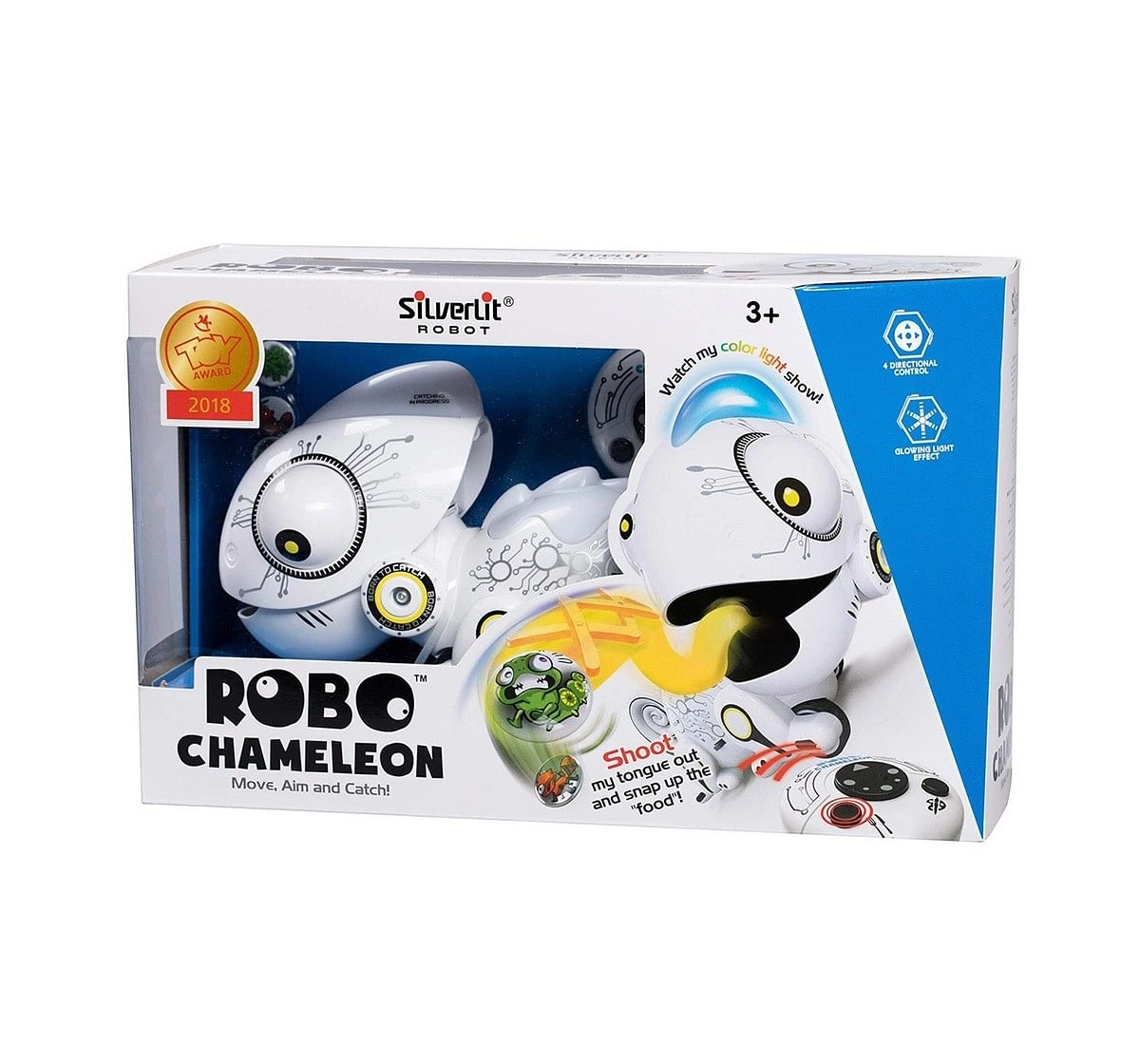 Silverlit Robo Chameleon White Robotics for Kids age 3Y+ (White)