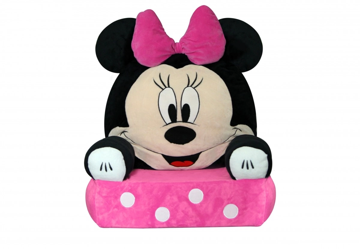 Disney Minnie Adorable Chair For Kids, Pink & Black, 3M+