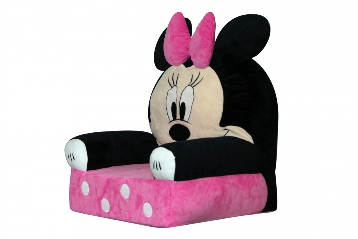 Disney Minnie Adorable Chair For Kids, Pink & Black, 3M+