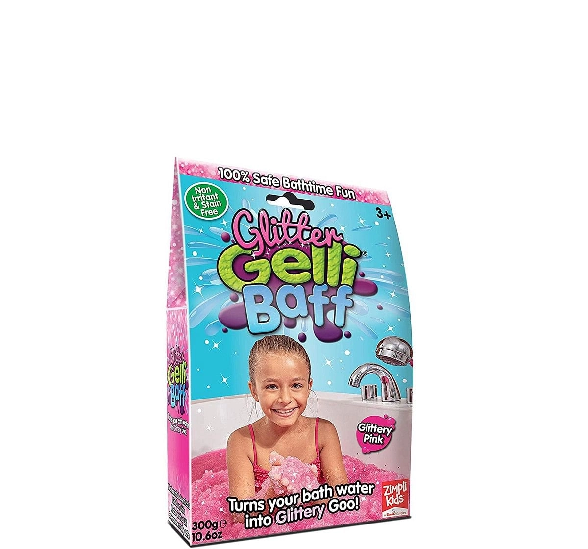 Zimpli Kids Simba Glittery Goo Glitter Gelli Baff - Pink Sand, Slime & Others for Kids age 3Y+ (Pink)