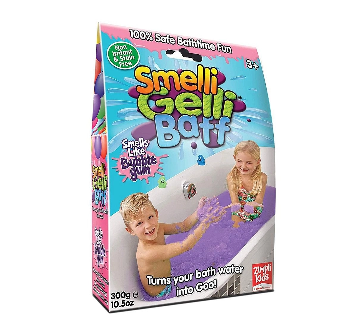 Zimpli Kids Glittery Goo Gelli Baff - Sand, Slime & Others for Kids age 3Y+ (Purple)