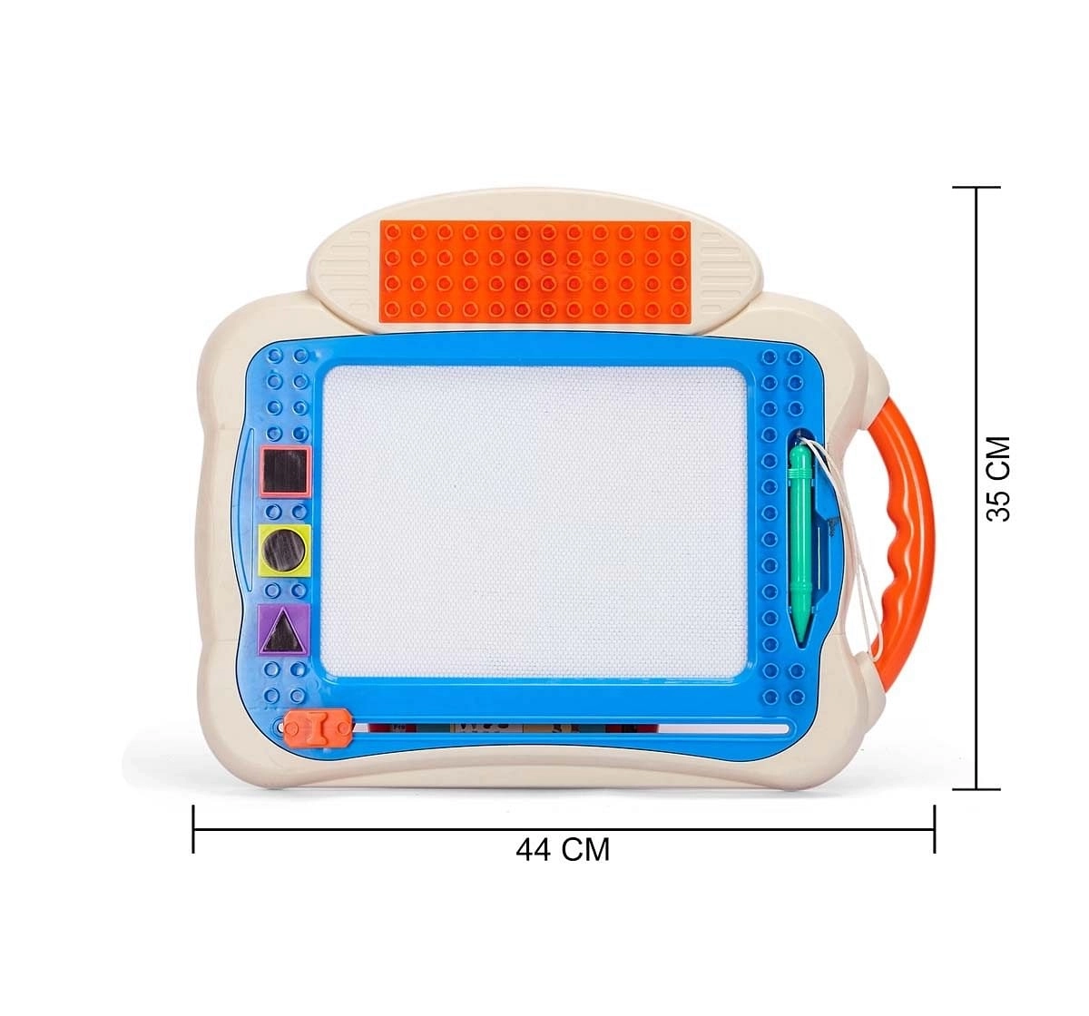Comdaq Big Doodle Board Blocks - Light Blue Activity Table  for Kids age 3Y+