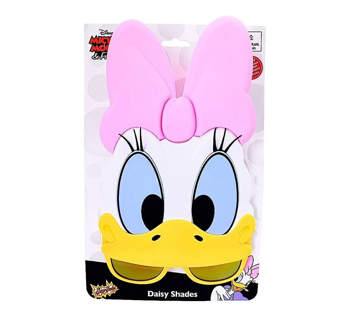 Disney Sunstaches Daisy Duck Sunglasses Shades Novelty Character Novelty for Kids age 12M+ 
