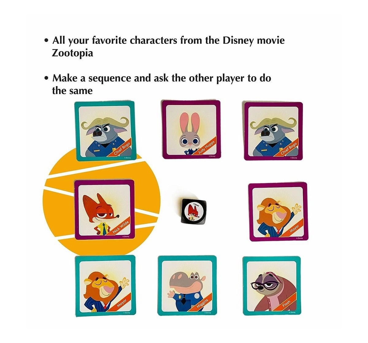 Kaadoo Disney Jodi Joy Zootopia Card Game for Kids age 3Y+ 