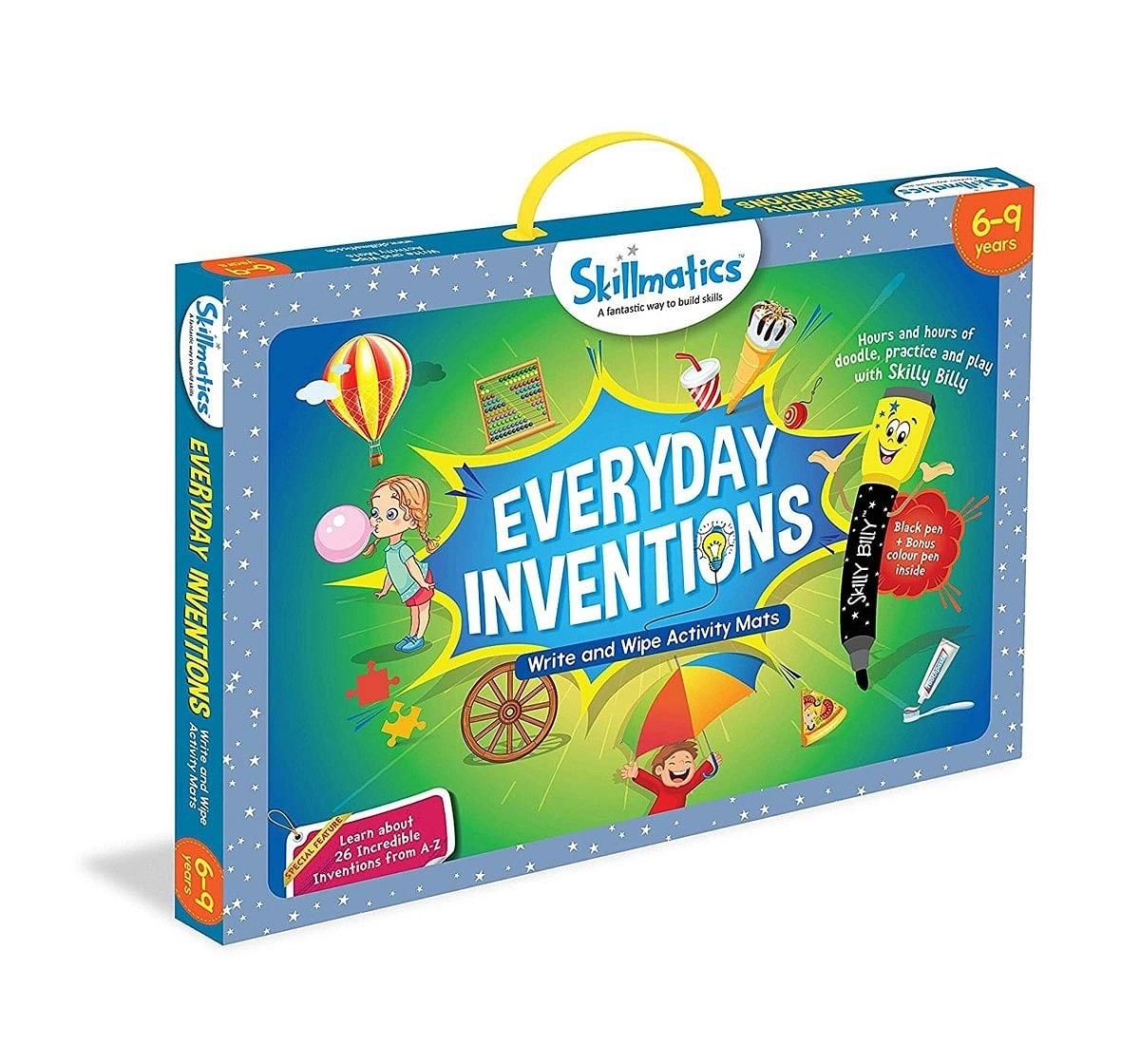  Skillmatics Educational Game: Everyday Inventions 6-9 Years (Blue) Games for Kids age 6Y+ 