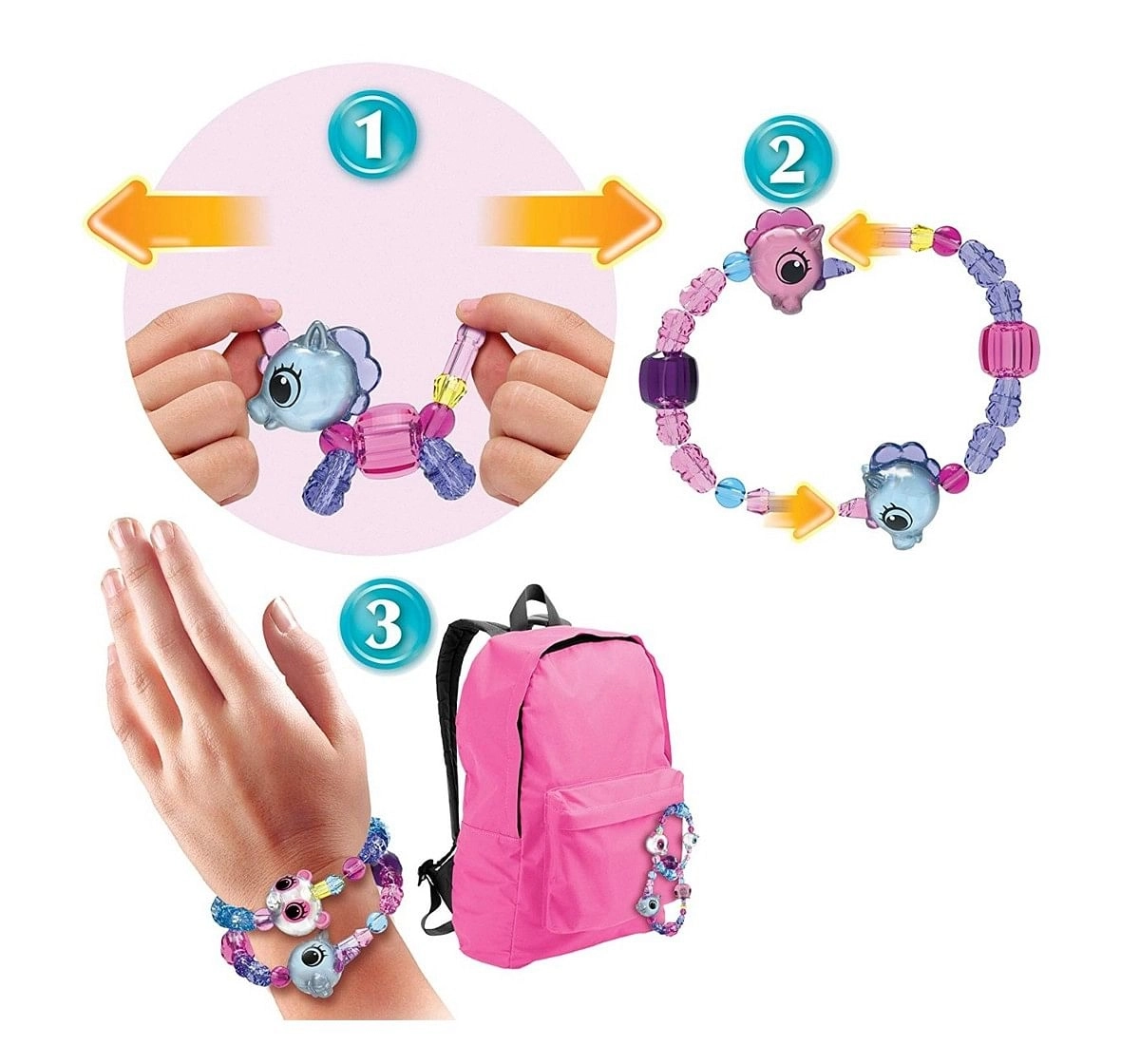 Twisty Petz Twin Four Pack - Collectible Bracelet & Case For Kids Novelty for age 3Y+ 