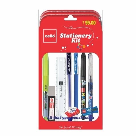 BIC CELLO School Stationery Kit, Multicolour, 10Y+