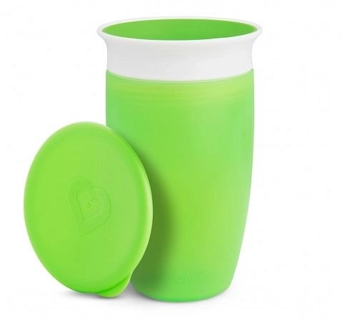 Munchkin 10oz Miracle 360° Trainer Cup™ With lid, Green