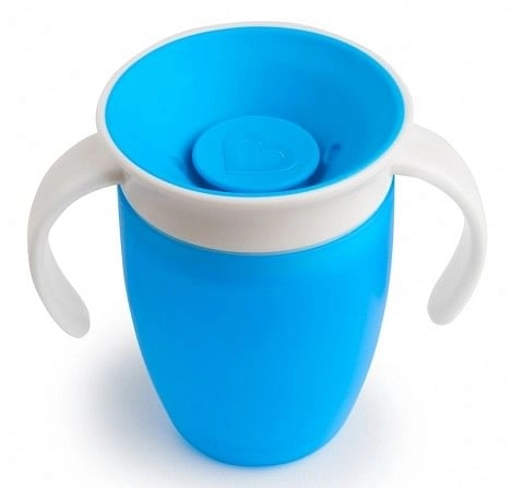 Munchkin 7oz Miracle 360° Trainer Cup™ With lid, Blue