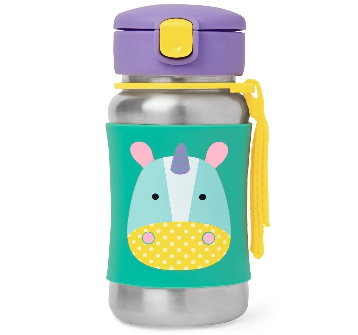 Skip Hop Zoo Stainless Steel Sports Bottle Unicorn 3Y+, Multicolour
