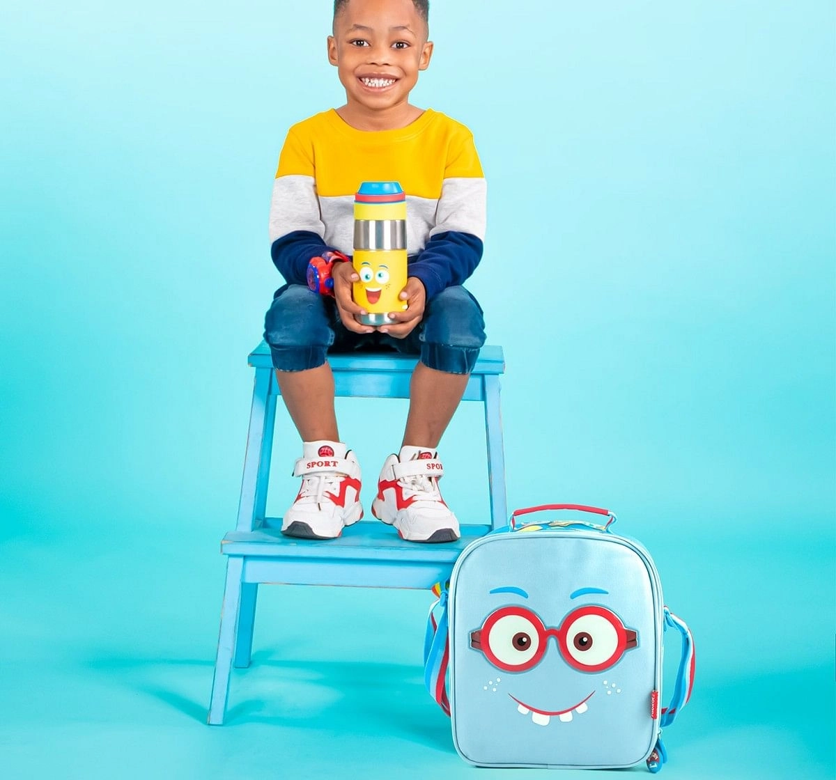 Rabitat Insulated Outpack Lunch Bag, Shyguy Blue, 5Y+