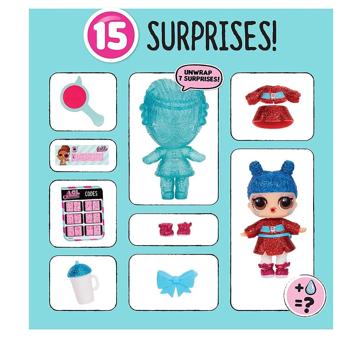 L.O.L. Surprise Under Wraps Doll Series Eye Spy 1A Collectible Dolls for age 5Y+ 