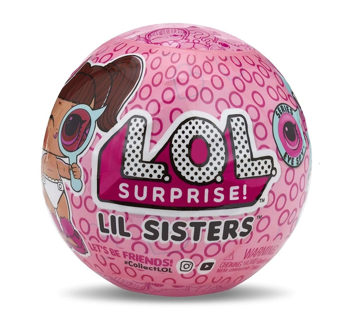 L.O.L. Surprise! Lil Sisters Ball Eye Spy Series Collectible Dolls for Kids age 3Y+ 