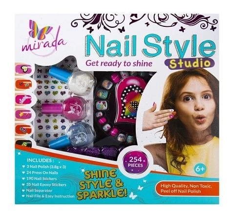 Mirada Nail Style Studio DIY Art & Craft Kits for Kids age 5Y+ 