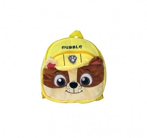 Paw Patrol Yellow Face Bag Rubble Plush Accessories for Kids age 3Y+ 25 Cm