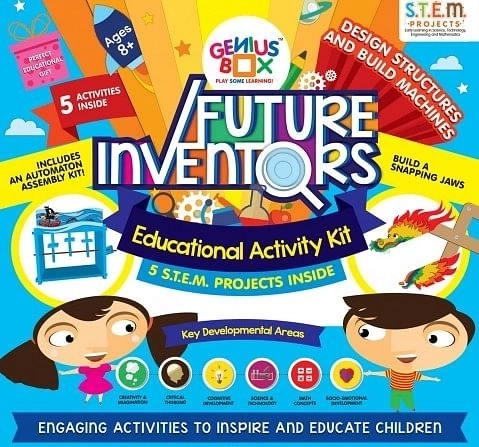 Genius Box Future Inventors -5 Projects Science Kits for Kids age 5Y+ 