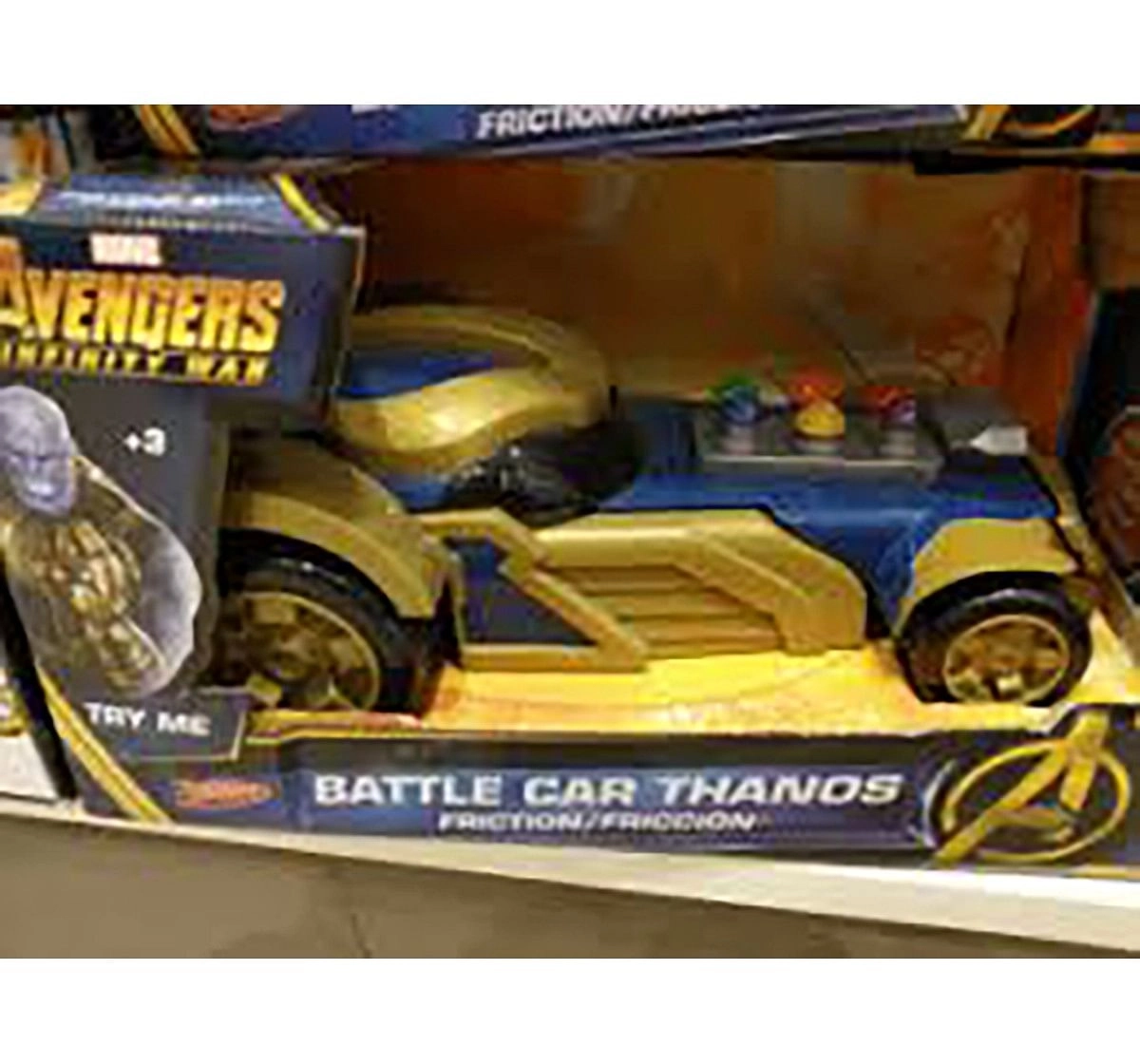 Marvel Avengers Battle Car Thanos-Friction Car Vehicles for Kids age 3Y+ 