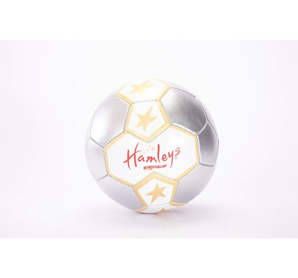 Hamleys Star Metallic Football for Kids age 3Y+ (Grey)
