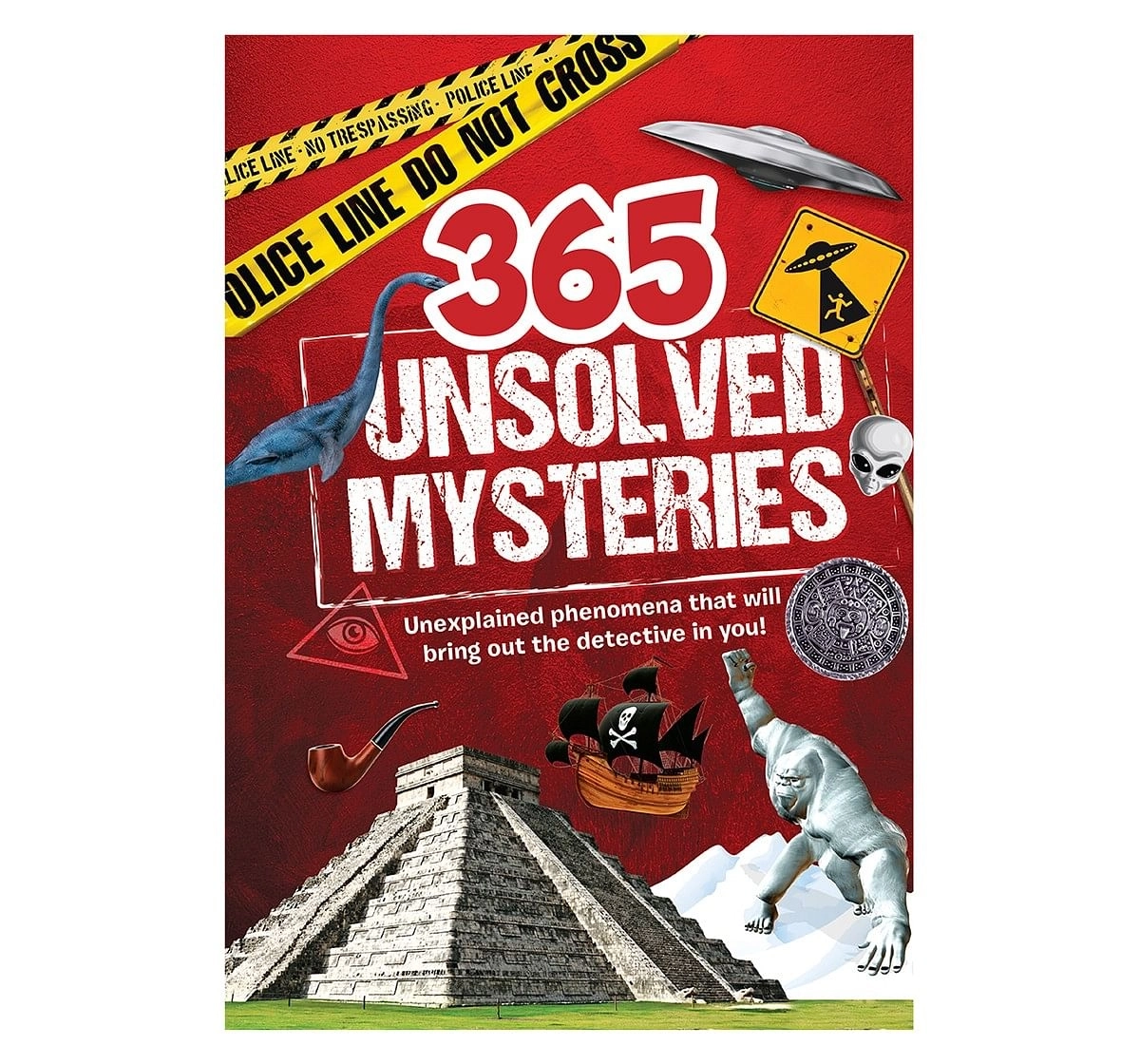 Om Books: 365 Unsolved Mysteries, 236 Pages, Hardcover