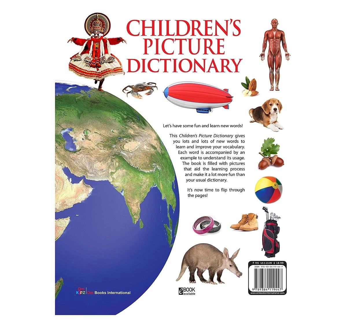 Om Books Children's Picture Dictionary, 795 Pages, Hardback