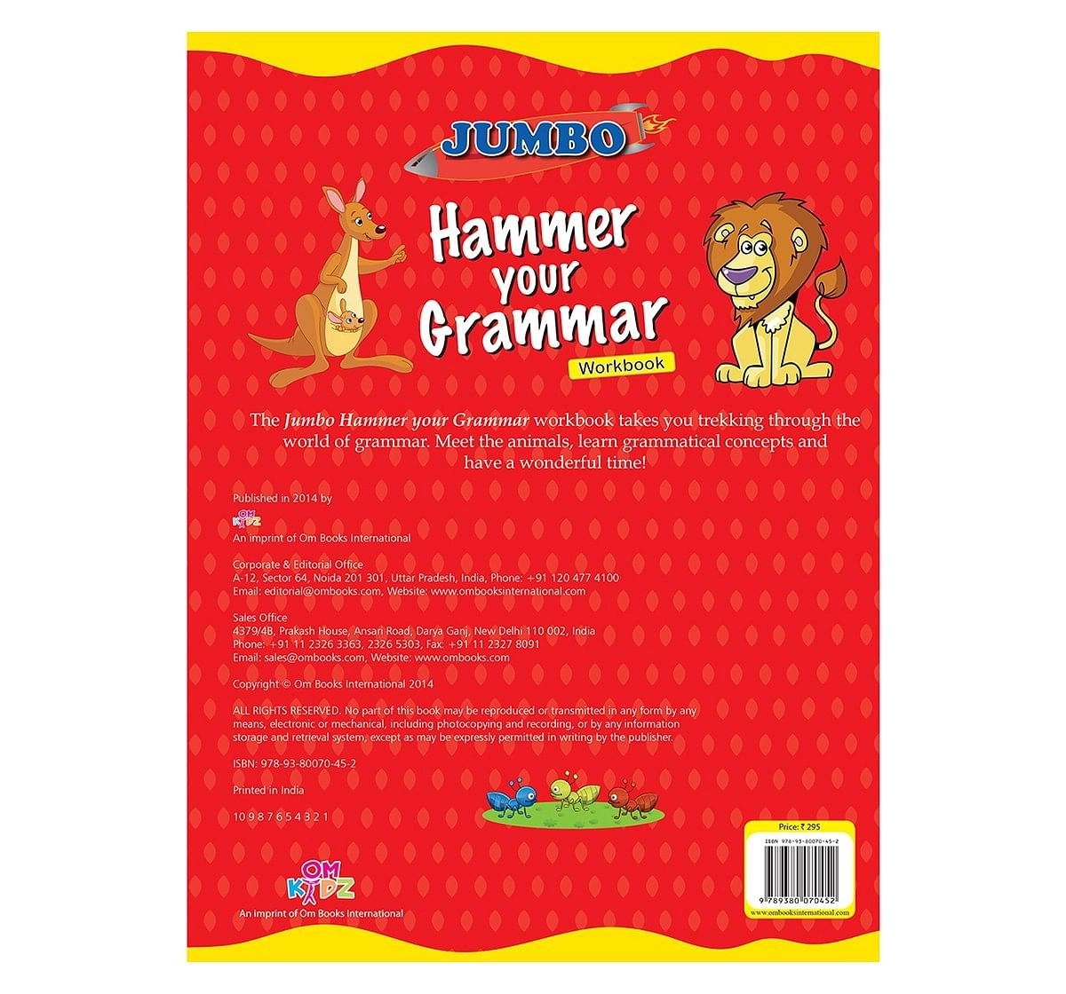 Grammer : Jumbo Hammer Your Grammer Activity Workbook, 128 Pages Book, Paperback