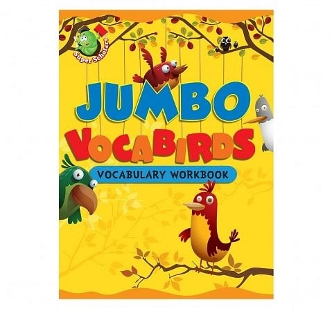 Vocabulary : Jumbo Vocabirds Vocabulary Activity Workbook, 128 Pages Book, Paperback
