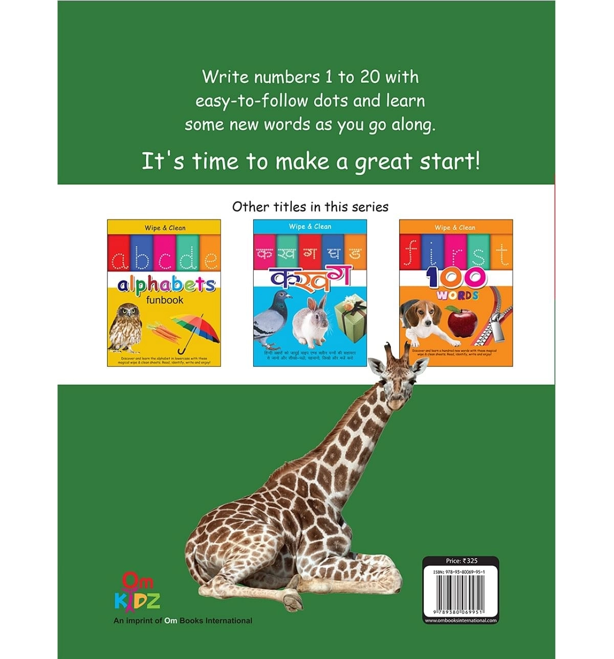 Wipe & Clean- Numbers Funbook Book