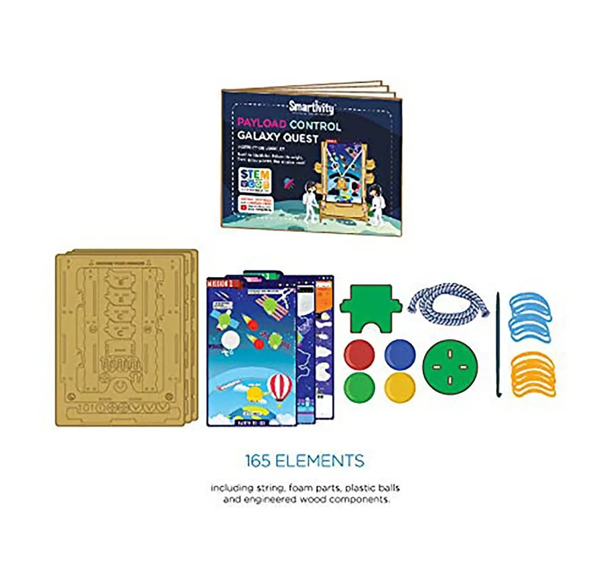 Smartivity Payload Control Galaxy Quest: Stem, Learning, Educational and Construction Activity Toy Gift  for Kids age 6Y+ (Multi-Color)