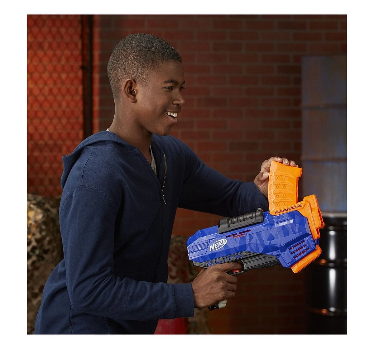 Nerf N-Strike Elite Rukkus Ics-8 Blasters for age 8Y+ 