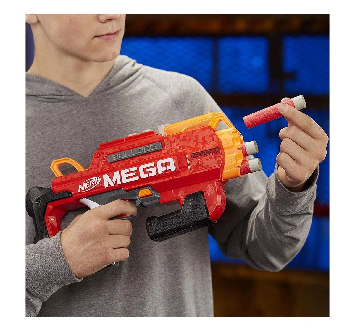 Nerf Accustrike Mega Bulldog Blaster Blasters for Kids age 8Y+ 