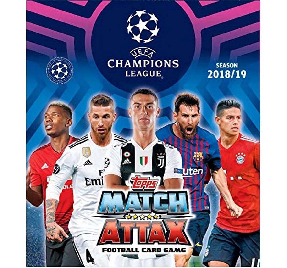 UEFA Champions League Deluxe Game Pack 2018-19 Collectibles for Kids age 5Y+ 
