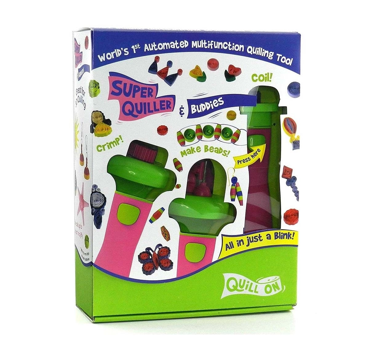 Imagimake Super Quiller Buddies Pink DIY Art & Craft Kits for Kids age 6Y+