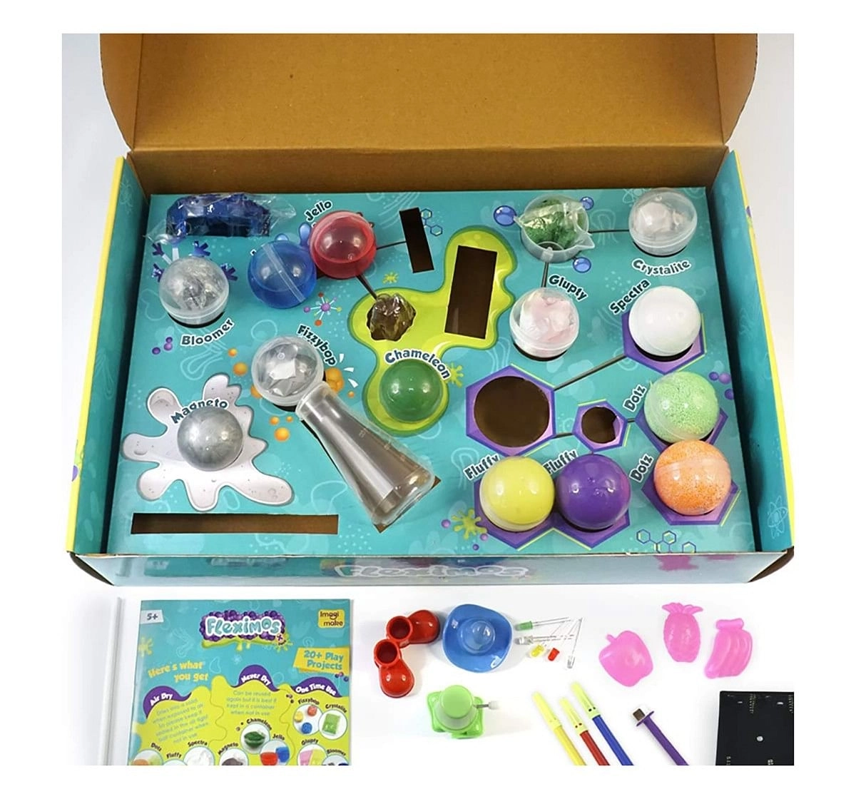  Imagimake Fleximos Deca DIY Art & Craft Kit for Kids age 5Y+ 