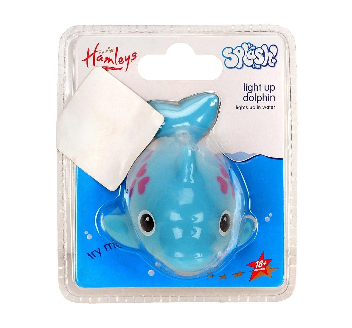 Hamleys Splash Light Up Dolphin  -Blue Bath Toys & Accessories for Kids age 2Y+ (Blue)