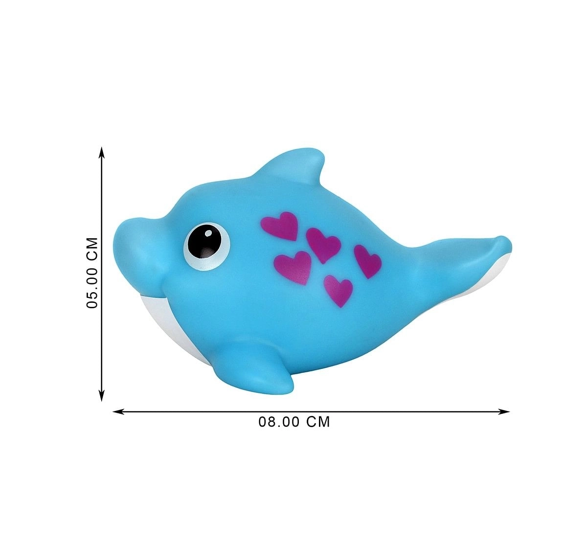 Hamleys Splash Light Up Dolphin  -Blue Bath Toys & Accessories for Kids age 2Y+ (Blue)