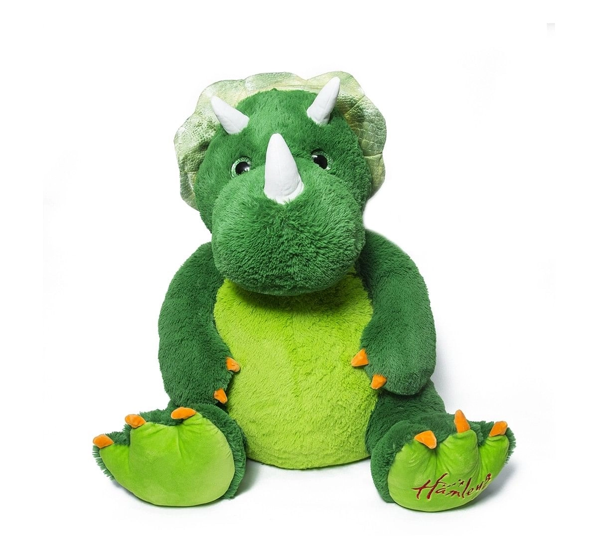 Hamleys Terry Triceratops - Large Animals & Birds for Kids age 3Y+ - 80 Cm (Green)