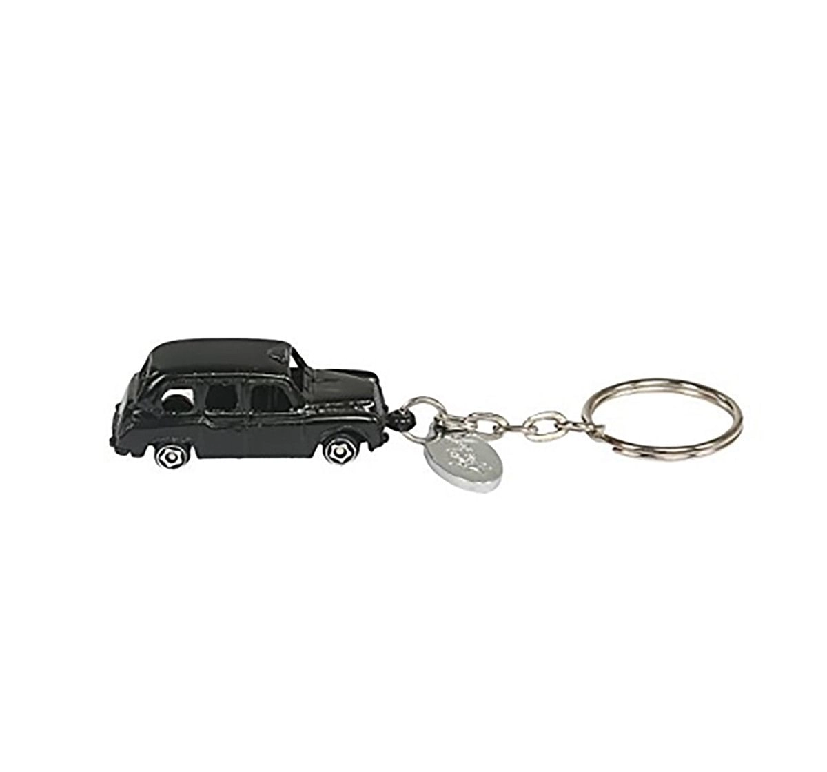 Hamleys London Taxi Keychain, Black Plush Accessories for Kids age 12M+ - 7 Cm (Black)