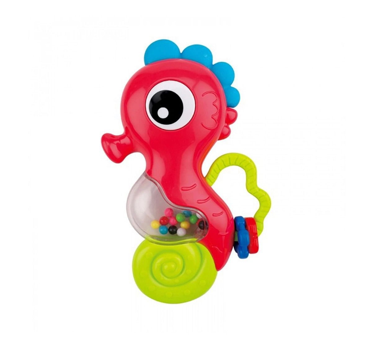 K'S Kids Musical Shaking Seahorse Rattle Tetther New Born for Kids age 3M+ 