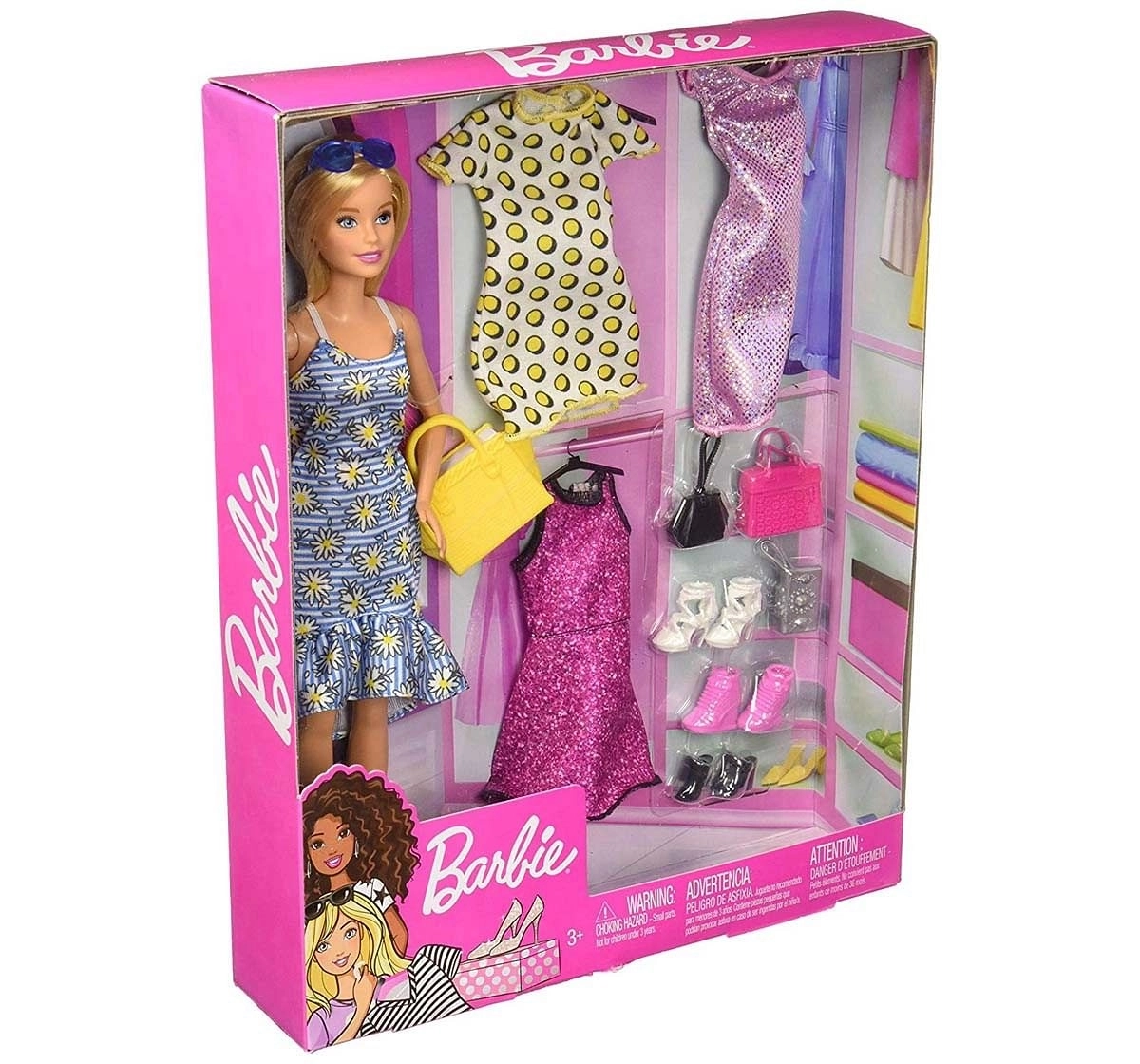 Barbie Party Fashion Doll with Accessories for Kids age 3Y+