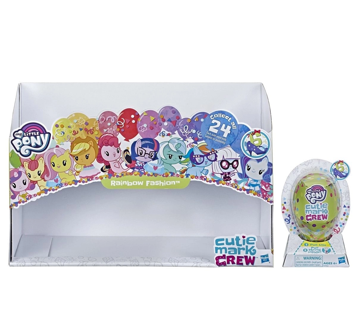My Little Pony Toy Cutie Mark Crew Series 4 Blind Bag Beach Day Collectible Mystery Figure Multicolor 4Y+