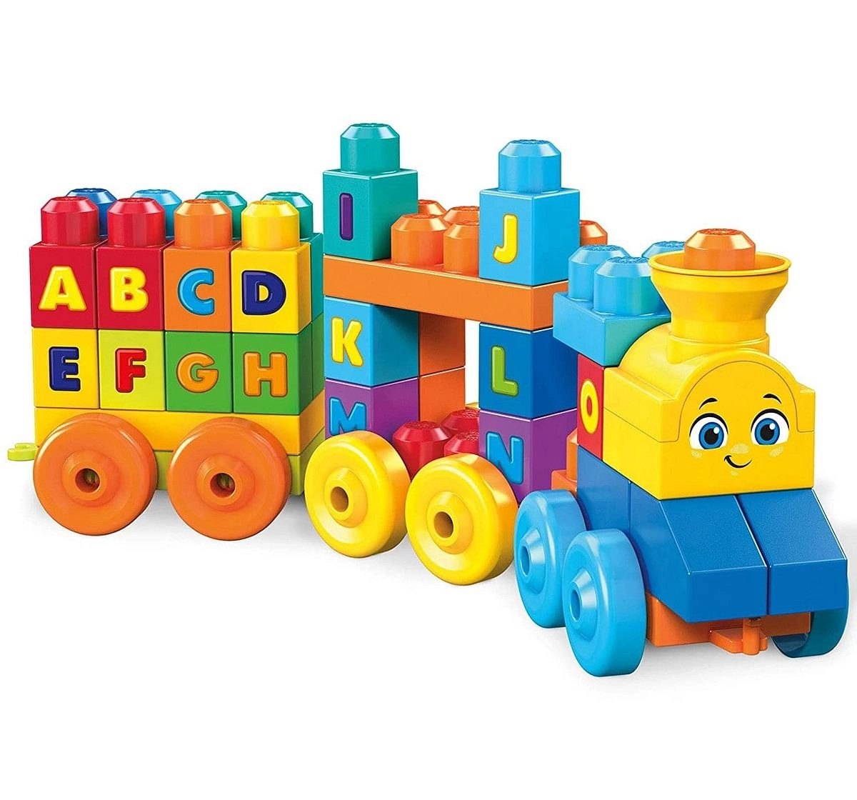 Mega Bloks Abc Musical Train Toddler Blocks for Kids age 1Y+ 