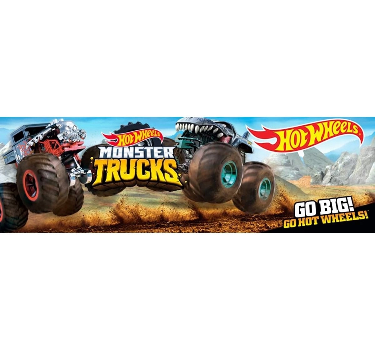 Hot Wheels 1:24 Monster Trucks Vehicles for Kids age 3Y+, Assorted