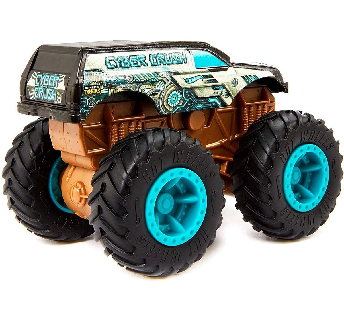Hot Wheels Monster Trucks 1:43 Bash Ups Vehicles for Kids age 3Y+, Assorted