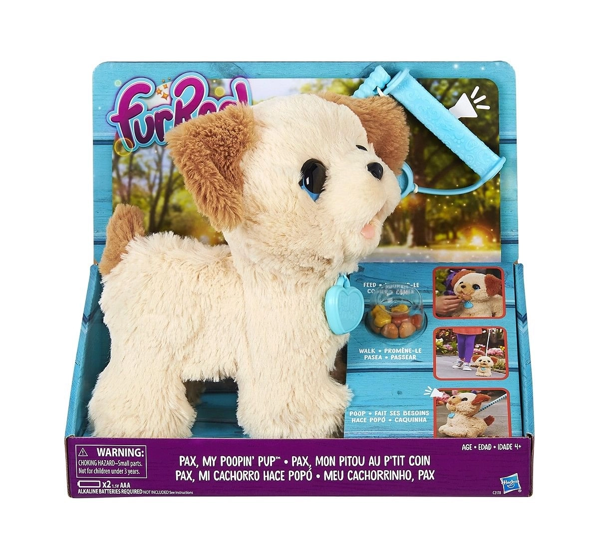 Furreal Friends Pax, My Poopin’ Pup Interactive Soft Toys for age 4Y+ - 24.1 Cm 