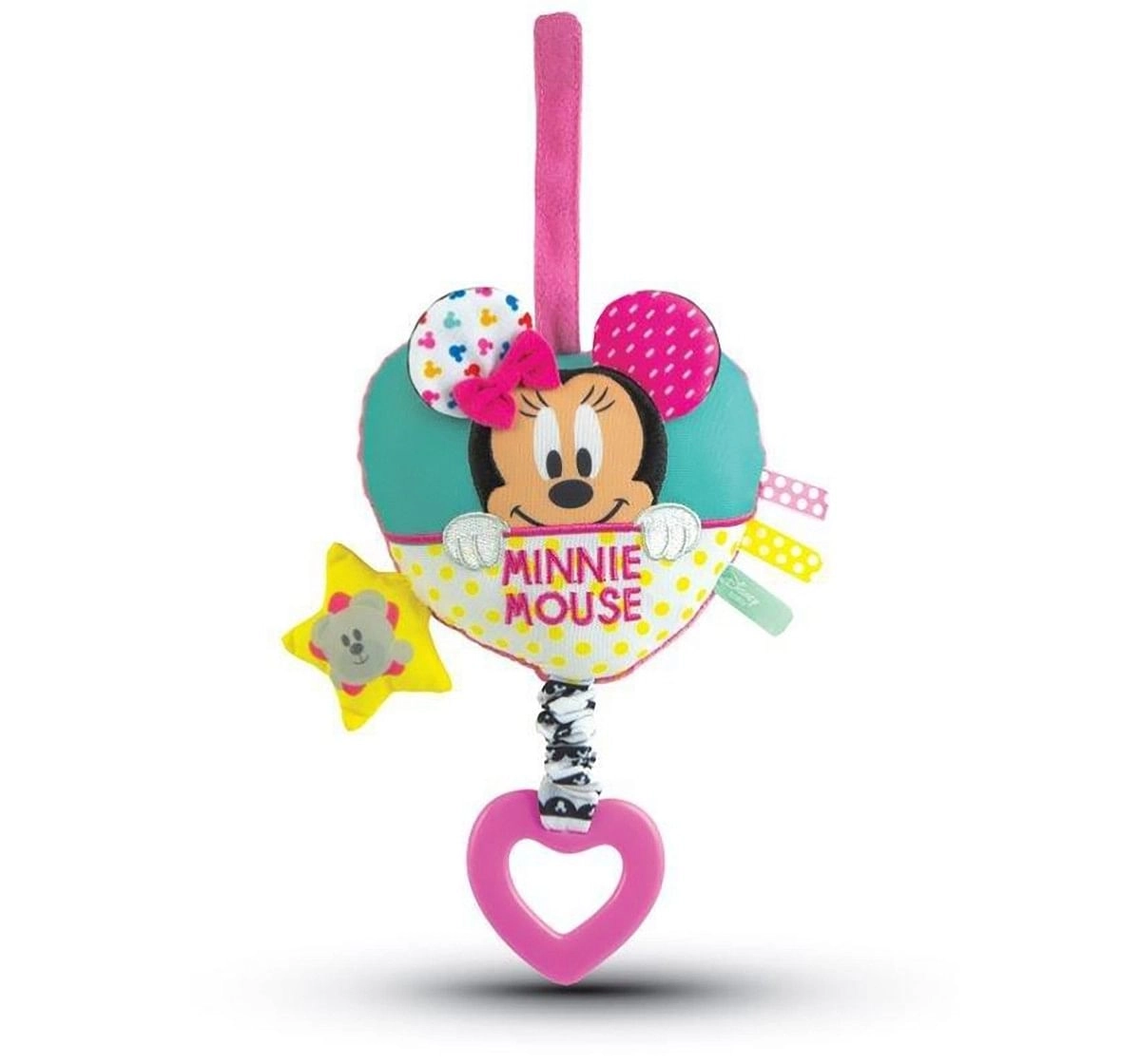 Disney Minnie Soft Carillon Rattle for New Born age 0M+ (Pink)