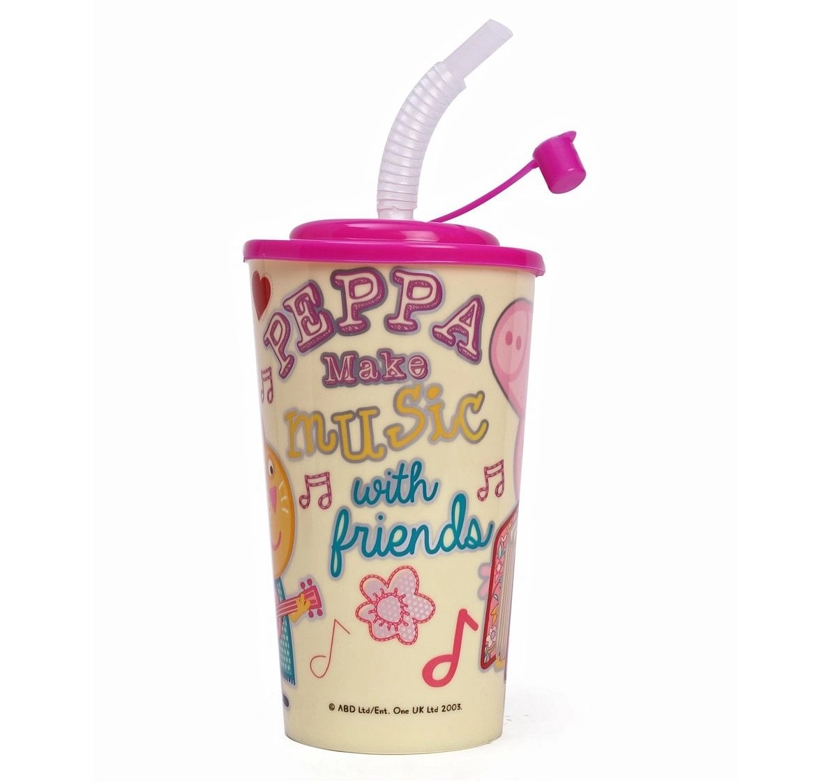 Peppa Pig Sipper with Straw 450ml Multicolour 3Y+