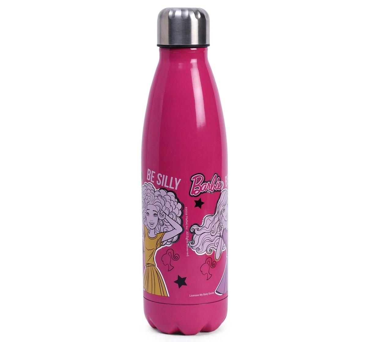 Barbie Steel Water Bottle 420ml Multicolour 3Y+